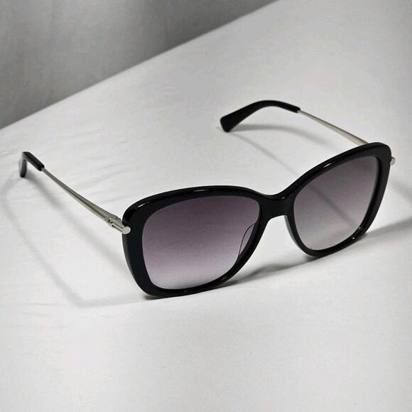 Longchamp LO616S Sunglasses Black Rectangular Frame 56-15-140 main image 8